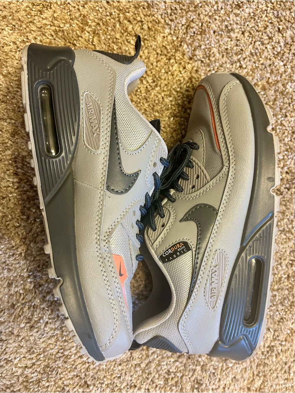 Nike Air Max Grey Cordura Sneakers